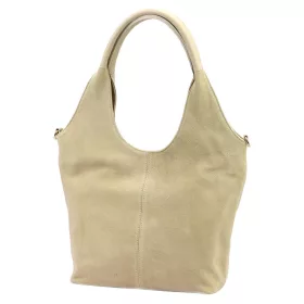   Luka 26-013 bézs női bőr kézitáska oldalpánttal 39 x 33 x 12 cm