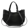 Luka 25-025 DOLLARO fekete női bőr kézitáska, válltáska 33 x 26 x 9 cm