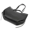 Luka 25-025 fekete női bőr kézitáska, válltáska 40 x 30 x 12 cm