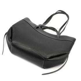   Luka 25-025 fekete női bőr kézitáska, válltáska 40 x 30 x 12 cm