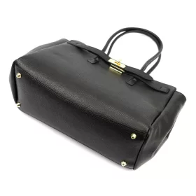    Dámska kožená kabelka cez rameno Camilla PREMIUM 10.004 čierna 37 x 24 x 14 cm