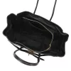  Dámska kožená kabelka cez rameno Camilla PREMIUM 10.004 čierna 37 x 24 x 14 cm