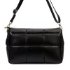  Dámska kožená crossbody kabelka Camilla PREMIUM 10.011 čierna s retiazkovým uchom 33 x 20 x 12 cm