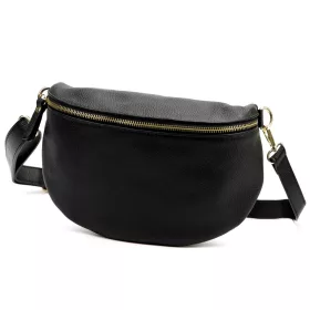   Luka 26-097 DOLLARO fekete női bőr kézitáska 27 x 19 x 10 cm