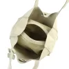 Luka 25-041 krém női velúr bőr bőr kézitáska 31 x 33 x 11 cm