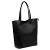  Dámska kožená kabelka cez rameno Luka 26-084 čierna, shopper, 40 x 37 x 13 cm