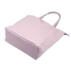  Dámska kožená kabelka cez rameno Luka 26-084 pastelovo fialová, shopper 40 x 37 x 13 cm