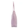  Dámska kožená kabelka cez rameno Luka 26-084 pastelovo fialová, shopper 40 x 37 x 13 cm