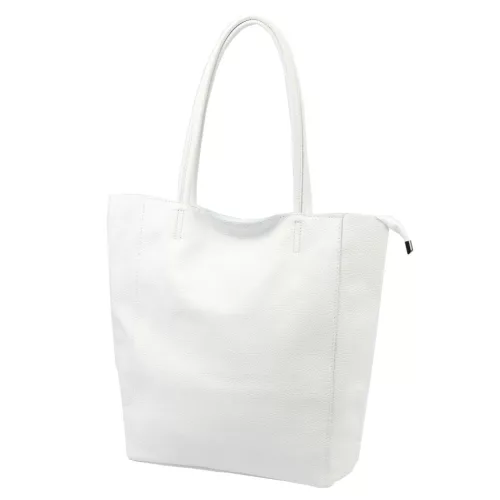 Luka 26-084 DOLLARO fehér női bőr kézitáska 40 x 37 x 13 cm