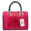 Luka 25-088 magenta női bőr kézitáska oldalpánttal 31.5 x 22.5 x 16 cm