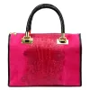 Luka 25-088 magenta női bőr kézitáska oldalpánttal 31.5 x 22.5 x 16 cm