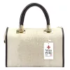 Luka 25-088 krém női bőr kézitáska, oldaltáska 31.5 x 22.5 x 16 cm