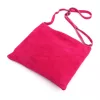  Dámska kabelka Luka 26-095 z purpurovej semišovej kože 30 x 27 x 5 cm