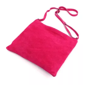    Dámska kabelka Luka 26-095 z purpurovej semišovej kože 30 x 27 x 5 cm