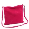  Dámska kabelka Luka 26-095 z purpurovej semišovej kože 30 x 27 x 5 cm