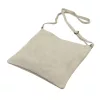  Dámska kožená kabelka Luka 26-095 v ecru farbe 30 x 27 x 5 cm