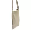  Dámska kožená kabelka Luka 26-095 v ecru farbe 30 x 27 x 5 cm