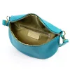 Luka 26-097 DOLLARO türkiz női bőr kézitáska 27 x 19 x 10 cm