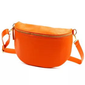    Dámska kožená kabelka Luka 26-097 DOLLARO oranžová 27 x 19 x 10 cm