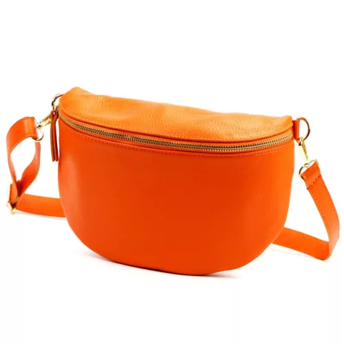 Luka 26-097 DOLLARO narancs női bőr kézitáska 27 x 19 x 10 cm