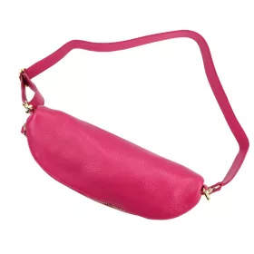    Dámska kožená kabelka Luka 26-097 DOLLARO purpurovej farby 27 x 19 x 10 cm