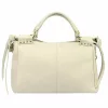  Dámska kožená kabelka Camilla PREMIUM 10.008 béžovej farby s bočným popruhom 35 x 23 x 16 cm