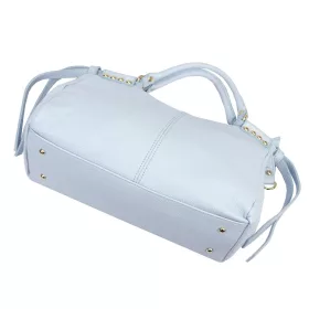    Dámska kožená kabelka Camilla PREMIUM 10.008 v svetlomodrej farbe s bočným popruhom, 35 x 23 x 16 cm