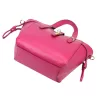  Dámska kožená kabelka Luka 24-092 magenta s popruhom cez rameno 31 x 20 x 12 cm