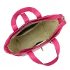  Dámska kožená kabelka Luka 24-092 magenta s popruhom cez rameno 31 x 20 x 12 cm
