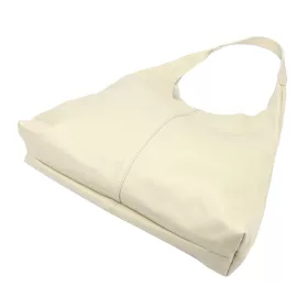    Dámska kožená kabelka cez rameno Luka 26-082 Z béžovej farby 42 x 30 x 12 cm