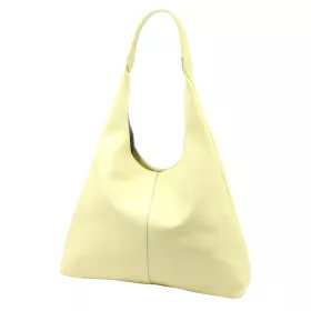    Dámska kožená kabelka cez rameno Luka 26-082 Z žltá 42 x 30 x 12 cm