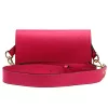  Dámska kožená kabelka Luka 24-076 magenta, crossbody, 22 x 15 x 6 cm