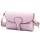  Dámska kožená kabelka cez rameno Luka 24-076 levanduľovo fialová, crossbody 22 x 15 x 6 cm