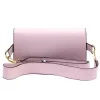  Dámska kožená kabelka cez rameno Luka 24-076 levanduľovo fialová, crossbody 22 x 15 x 6 cm
