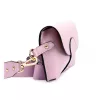  Dámska kožená kabelka cez rameno Luka 24-076 levanduľovo fialová, crossbody 22 x 15 x 6 cm