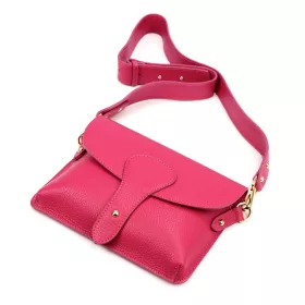   Luka 24-076 D DOLLARO INSTAGRAMKA (25-033) magenta női bőr kézitáska 24 x 18 x 6 cm