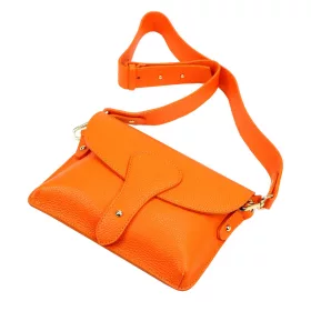  Luka 24-076 D DOLLARO INSTAGRAMKA (25-033) narancs női bőr kézitáska 24 x 18 x 6 cm