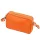  Dámska kožená kabelka cez rameno Luka 26-088 mandarínkovo oranžovej farby, crossbody 22 x 13 x 7 cm