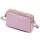  Dámska kožená kabelka cez rameno Luka 26-088 levanduľovo fialová, crossbody 22 x 13 x 7 cm