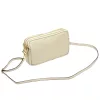  Dámska kožená kabelka cez rameno Luka 26-088 béžovej farby, crossbody 22 x 13 x 7 cm