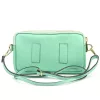  Dámska kožená kabelka Luka 26-088 tyrkysová, crossbody 22 x 13 x 7 cm