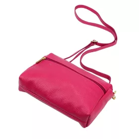    Dámska kožená kabelka Luka 26-092 magenta, crossbody, 23 x 15 x 7 cm