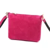 Luka 26-093 magenta női velúr bőr bőr kézitáska 22.5 x 16 x 4 cm