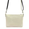 Luka 26-093 bézs női velúr bőr bőr kézitáska 22.5 x 16 x 4 cm