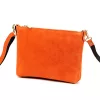 Luka 26-093 narancs női velúr bőr bőr kézitáska 22.5 x 16 x 4 cm