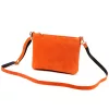 Luka 26-093 narancs női velúr bőr bőr kézitáska 22.5 x 16 x 4 cm
