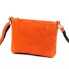 Luka 26-093 narancs női velúr bőr bőr kézitáska 22.5 x 16 x 4 cm