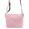 Luka 26-093 lila női velúr bőr bőr kézitáska 22.5 x 16 x 4 cm