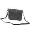 Luka 26-093 szürke női velúr bőr bőr kézitáska 22.5 x 16 x 4 cm
