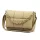  Dámska kožená crossbody kabelka Camilla PREMIUM 10.011 v béžovej farbe s retiazkovým uchom, 33 x 20 x 12 cm